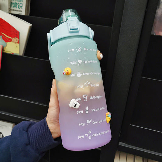 Large Motivational Water Bottle